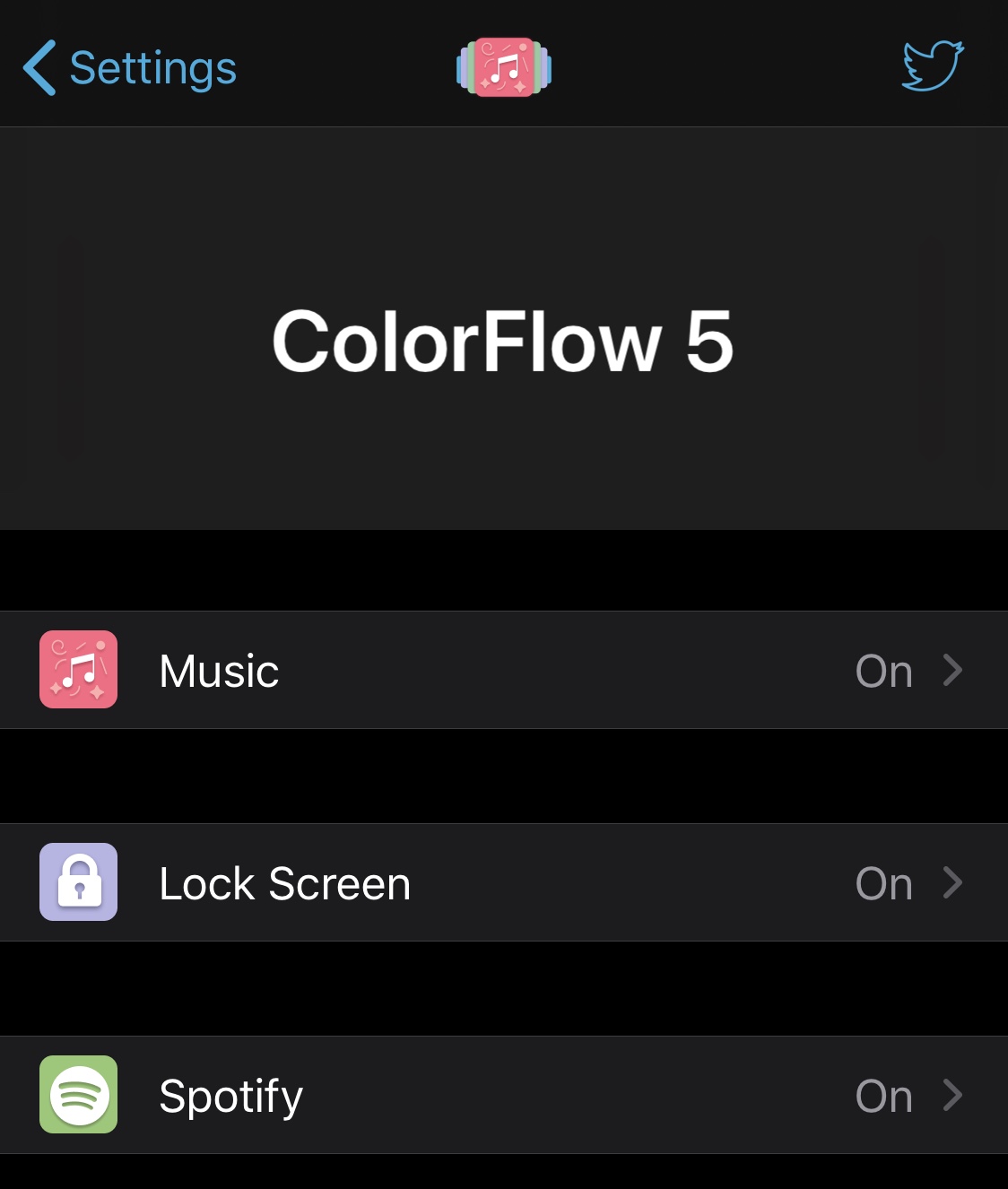 ColorFlow 5 memberikan antarmuka Now Playing iOS 13 lapisan cat baru 3