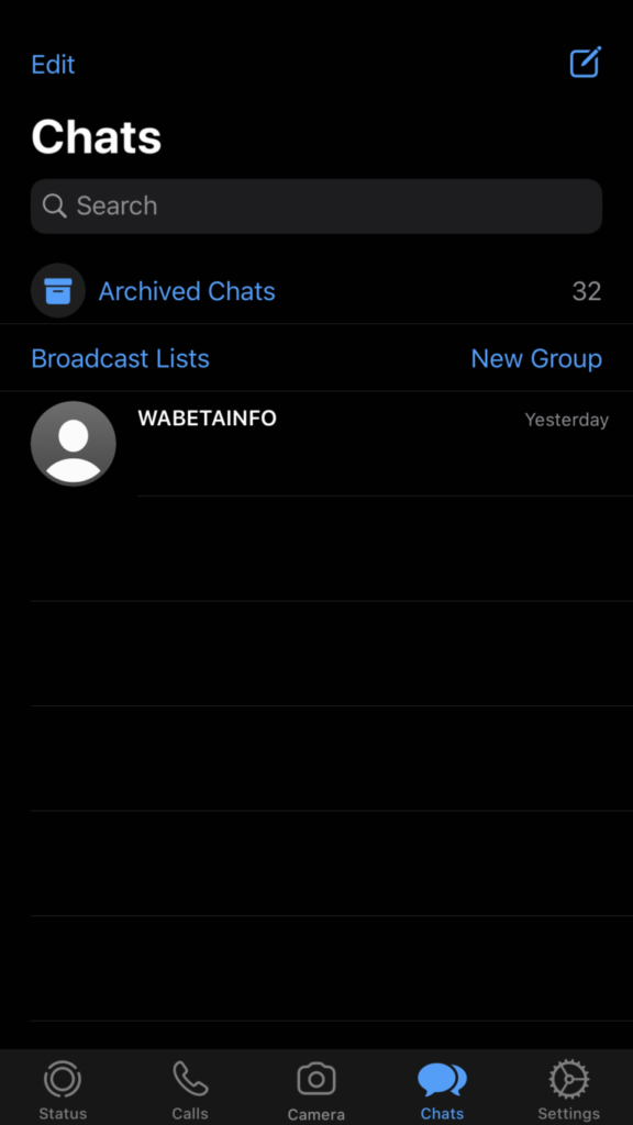 WhatsApp Messenger Beta untuk iPhone Hadir dengan Mode Gelap Didesain Ulang yang Membutuhkan iOS 13 1