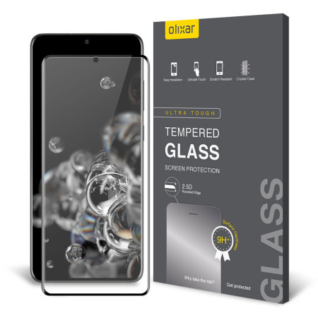 Olixar Samsung Galaxy S20 Ultra Case Kompatibel Pelindung Layar Kaca
