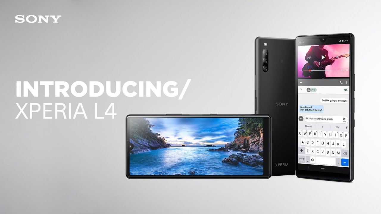 Sony menghadirkan Xperia L4: level entri pertama dalam 21: 9