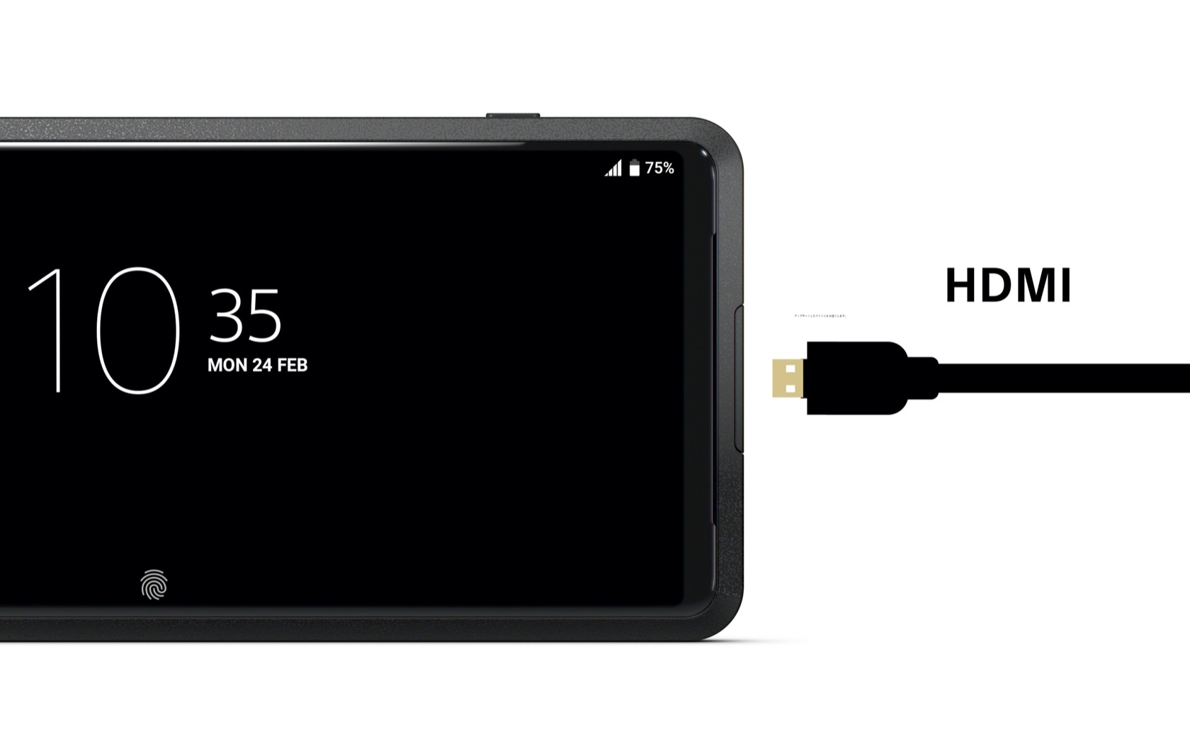 Ponsel Sony Xperia Pro merangkap sebagai sistem siaran 5G dan monitor kamera 2