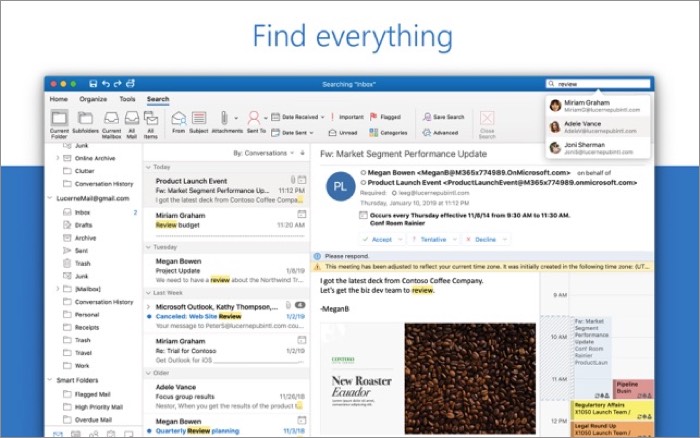 Aplikasi Email Microsoft Outlook Mac