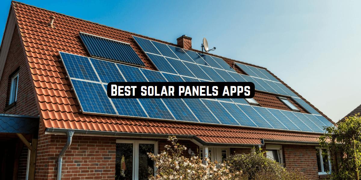 solar panels apps