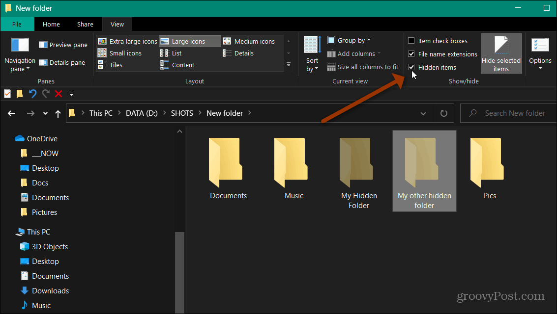 Cara Menyembunyikan File dan Folder di Windows 10 2