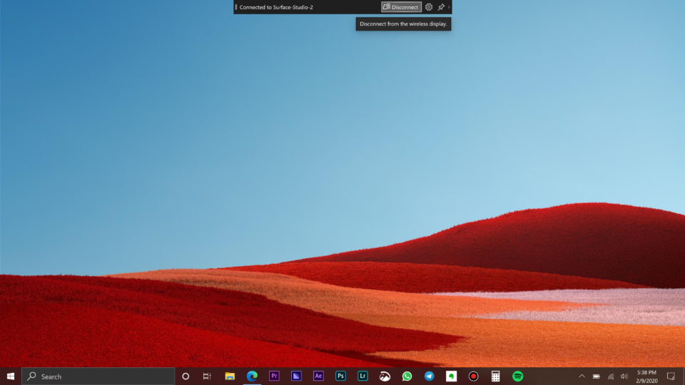 Cara Menggunakan Surface Studio Anda sebagai Monitor 10