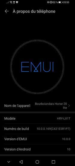 Pembaruan Honor 20 Lite EMUI 10 (Android 10) diluncurkan - Unduh 1