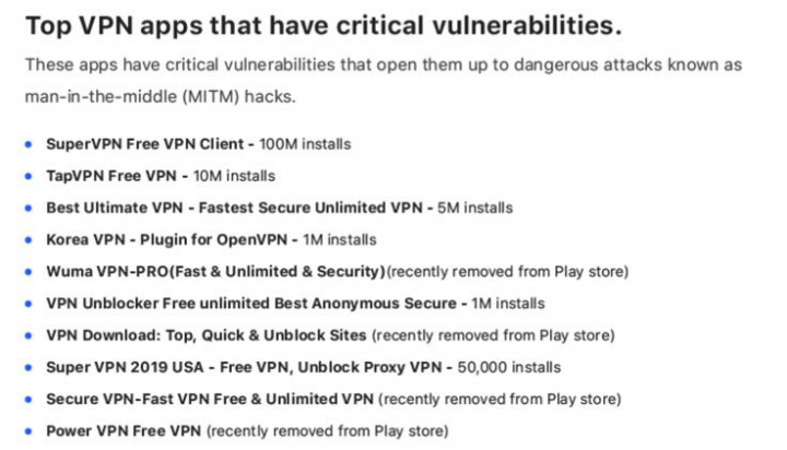 Apakah Anda menggunakan VPN gratis di Android? Mereka mungkin mencuri data dari Anda ... 1