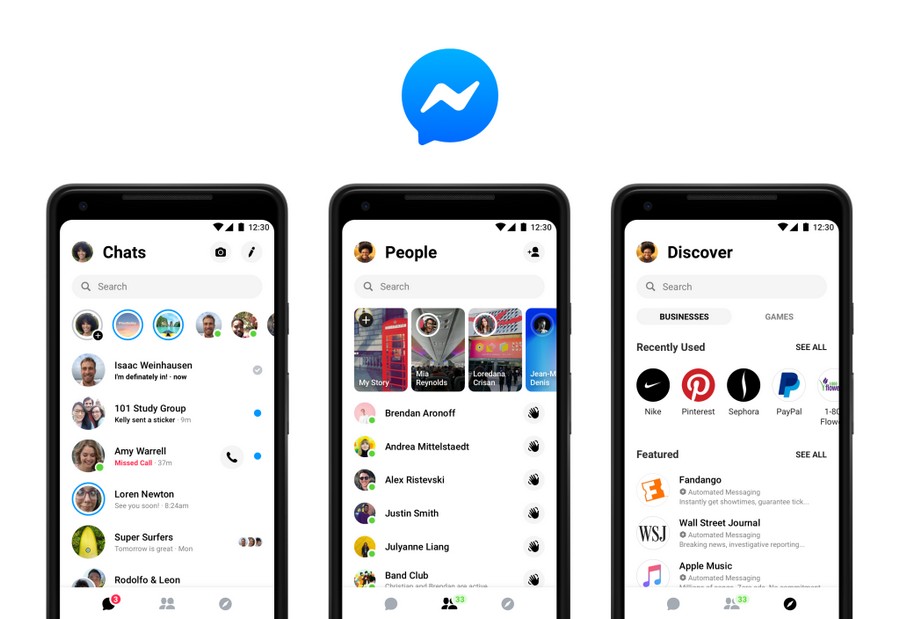 Facebook Messenger Redesign Menyederhanakan Aplikasi