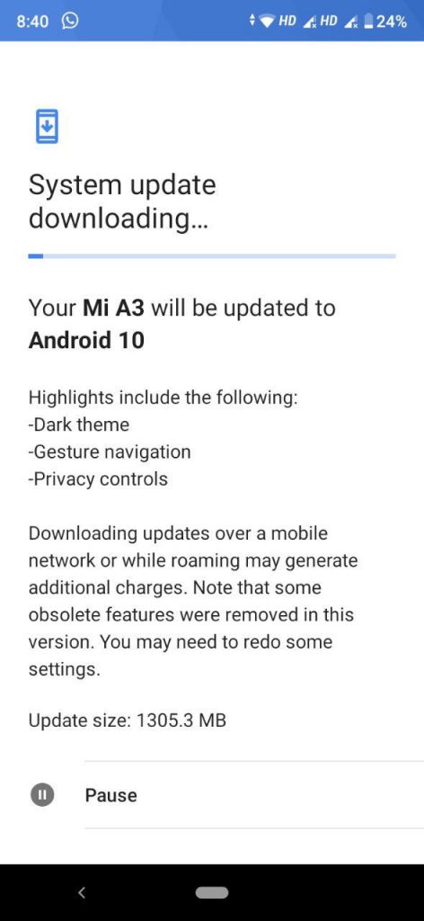 Pembaruan Xiaomi Mi A3 Android 10 akhirnya mulai diluncurkan 1