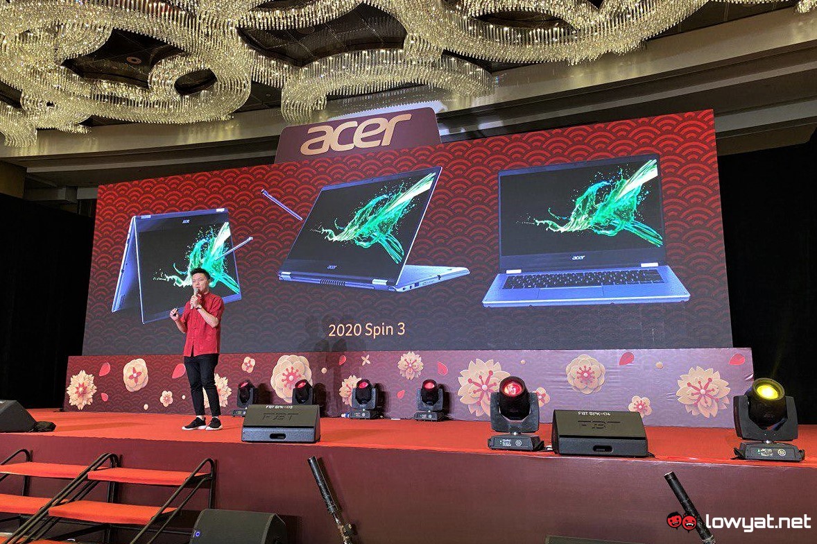 Acer Spin 3 dengan Prosesor Intel Core Generasi Ke 10 Datang Ke Malaysia Maret ini; Mulai Pada RM 2699
