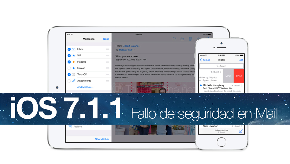 Aplikasi iOS 7.1.1 Mail memiliki kelemahan keamanan 2