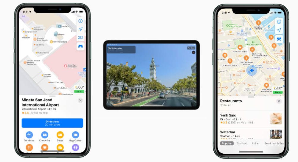 Apple Peta mendapat desain ulang untuk pengguna A.S.