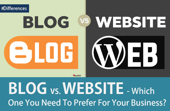 Differences between Blog Vs Website for making money online