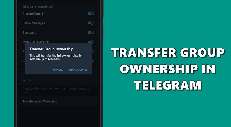 group ownership telegram
