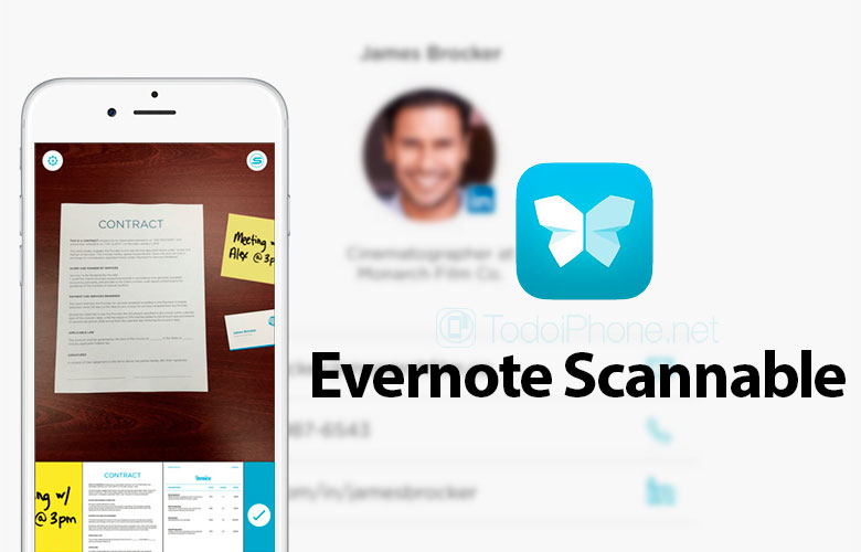 Dapat dipindai, aplikasi untuk memindai dokumen dari Evernote 2