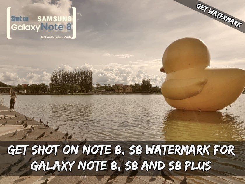 Был застрелен Note 8 S8 водяной знак для Galaxy Note    8 S8 и S8 Plus