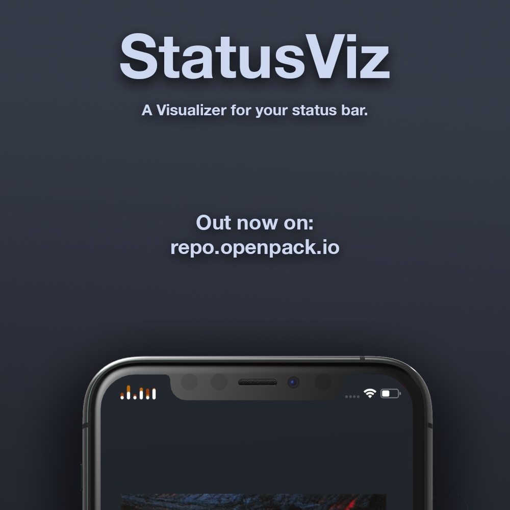 Dapatkan penampil audio unik di bilah status dengan StatusViz