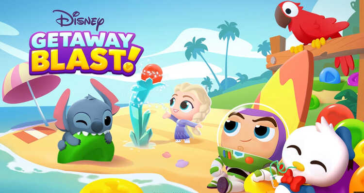Disney Getaway Blast, juego de puzzles super entretenido