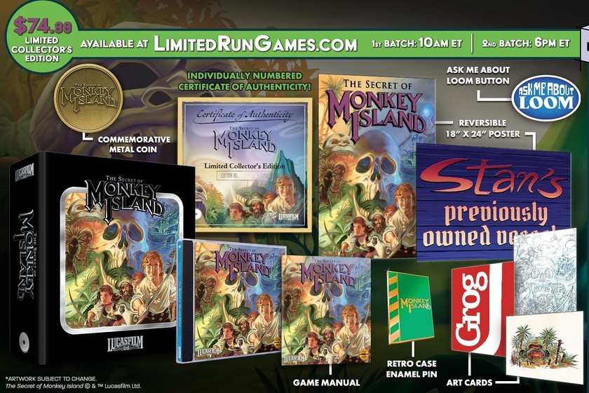 Edisi khusus Monkey Island of Limited Run Games tampaknya merupakan hadiah yang sempurna untuk memperingati ulang tahun ke 30nya