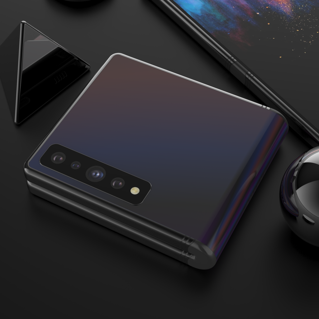 Galaxy Fold 2 harus membawa desain yang mirip dengan Motorola Razr 2019 (Playback: ZoneofTech)