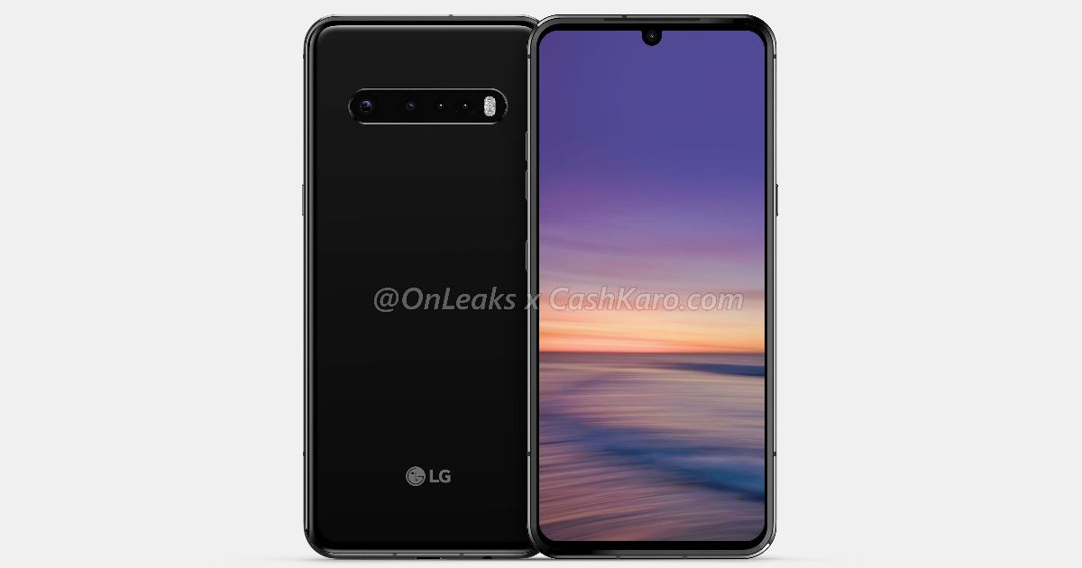 LG V60 ThinQ leaked images reveal quad cameras and 3.5mm audio jack