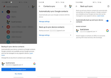 Google Kontakter kan nu synkroniseras med kontakter lagrade på…