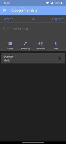 Google Translate 6.5 носи грда темна режим кај некои корисници (преземања на АПК) 1