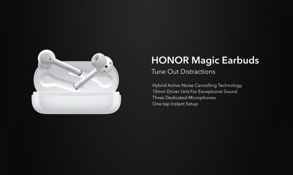 Honor memperkenalkan Honor Magic Earbuds dengan pembatalan derau aktif hibrid