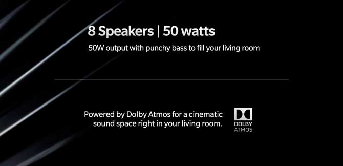 Kebocoran menunjukkan OnePlus TV dapat datang dengan delapan speaker 50-watt dan Dolby Atmos 1