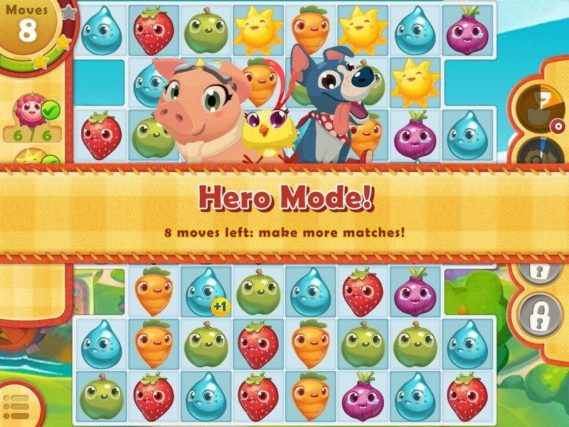 Kiat dan trik untuk bergerak cepat di Farm Heroes Saga untuk iPhone dan iPad 3