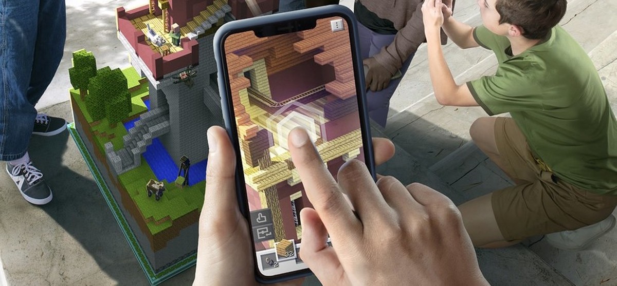 Lebih banyak interaksi! Minecraft Earth mendapatkan mainan NFC gaya Amiibo Nintendo sendiri 2