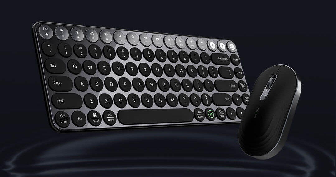 MIIW menghadirkan keyboard baru dengan input suara dan mouse nirkabel baru yang dapat disesuaikan ketinggiannya