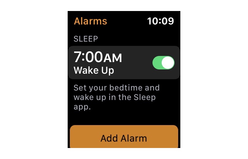 Alarm Sleep App Watch