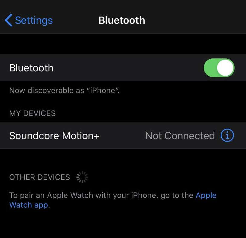 Pengaturan Bluetooth