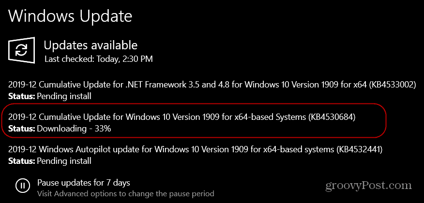 Microsoft Merilis Pembaruan Desember Patch Selasa untuk Windows 10 1