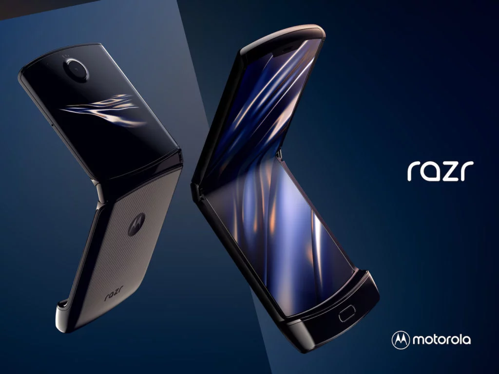 Motorola Razr är en hopfällbar telefon när du ser den