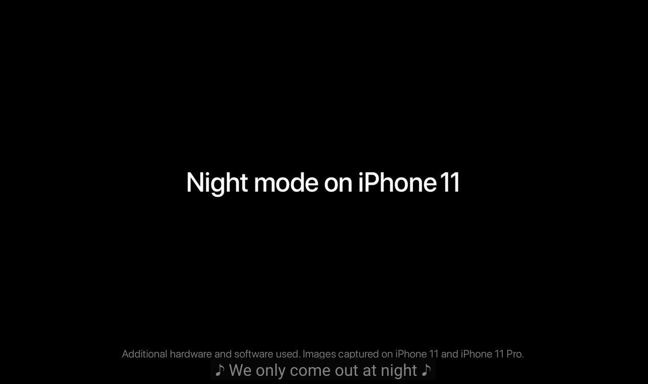 Night Mode ditampilkan dengan segala kemuliaan pada iPhone 11 dan 11 Pro