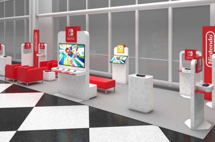Nintendo mulai menempatkan konsol di bandara 2