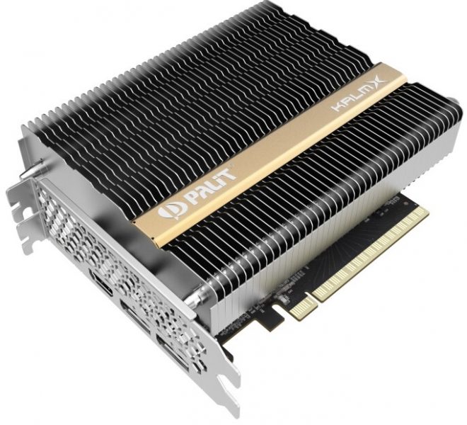 Palit GeForce GTX 1650 KalmX ، GPU مع نظام تبريد سلبي 164