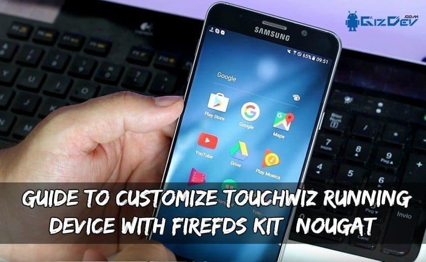 Руководство по настройке устройства Touchwiz Running с комплектом FireFDS (нуга)