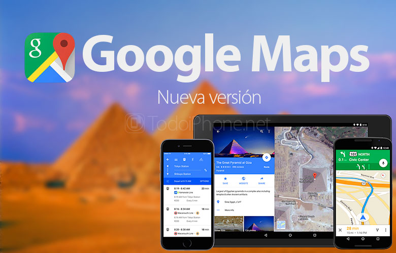 Perhitungan ulang rute otomatis tiba di Google Maps 2