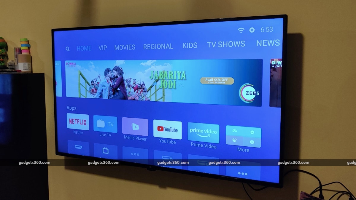 Mi TV Range to Get PatchWall 3.0 With New Content Partners, Improved UI