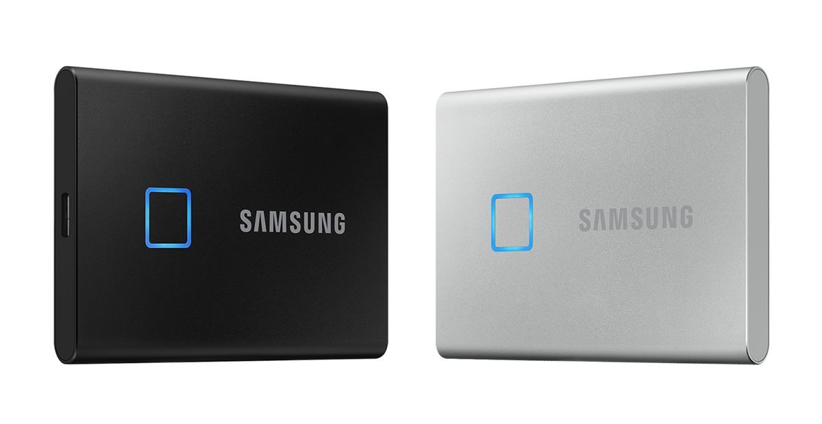 SSD Samsung T7 Touch đi kèm với cảm biến vân tay 1