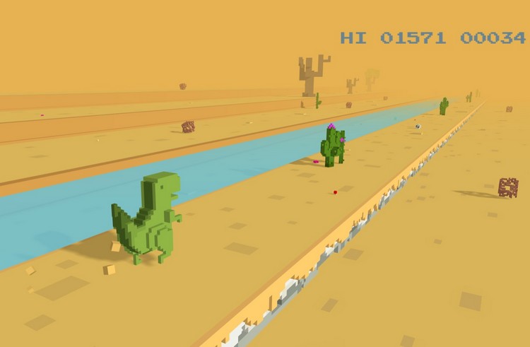 Sekarang Anda Dapat Memainkan Game Chrome T-Rex Runner dalam 3D
