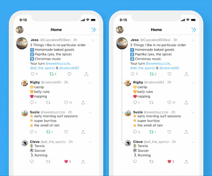 Twitter meluncurkan Percakapan didesain ulang untuk iOS