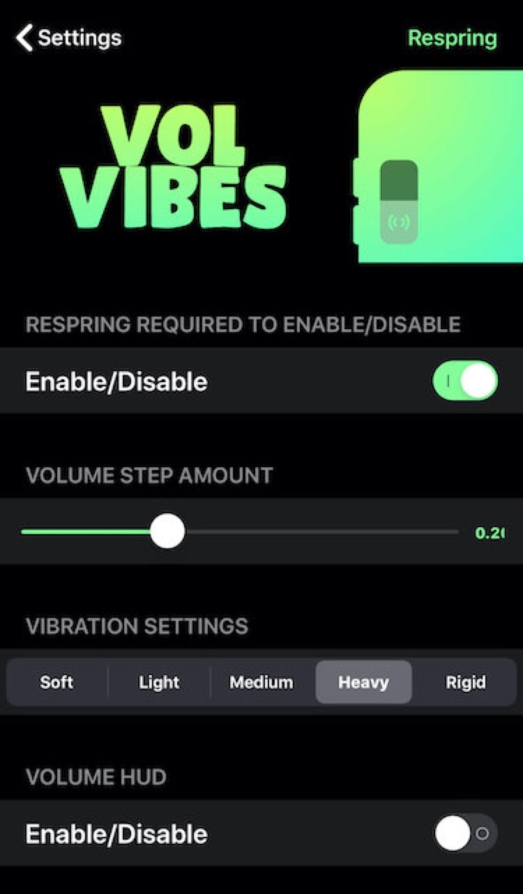 VolVibes menghadirkan umpan balik haptic yang dapat disesuaikan dengan tombol volume di iPhone 3 Anda