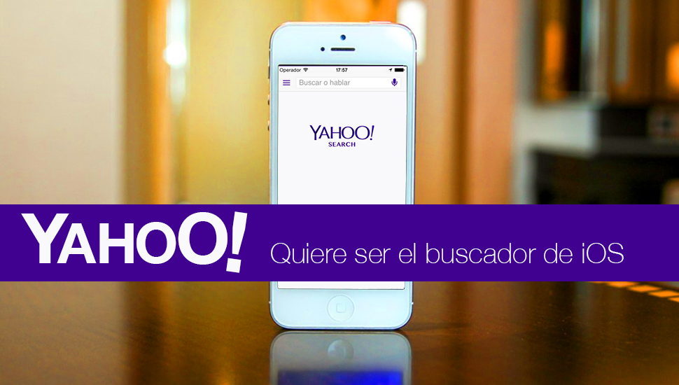 Mesin pencari default Yahoo ios