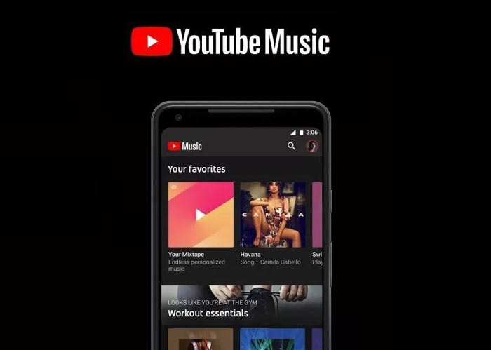 YouTube    Музыка объединяет текст песни в услуги 1