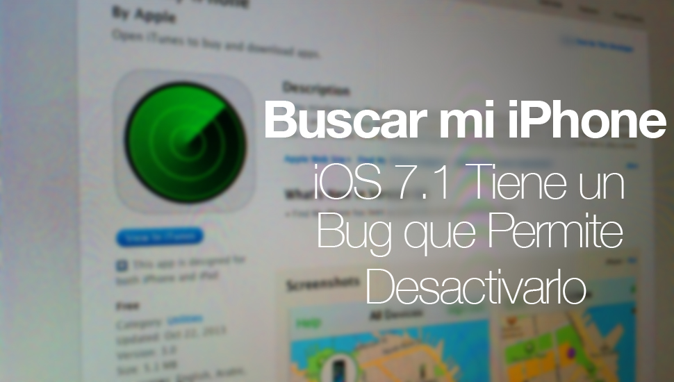 iOS 7.1 Bug Temukan iPhone saya