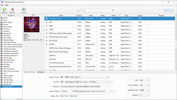 Terbaik Apple Konverter Musik: Konversi Apple Lagu Musik ke MP3 / M4A Mudah dengan TuneKeep 2